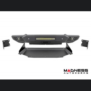 Dodge Ram 1500 Front Bumper - High Clearance - w/ LED Lights and Skid Plate - No Tow Hooks